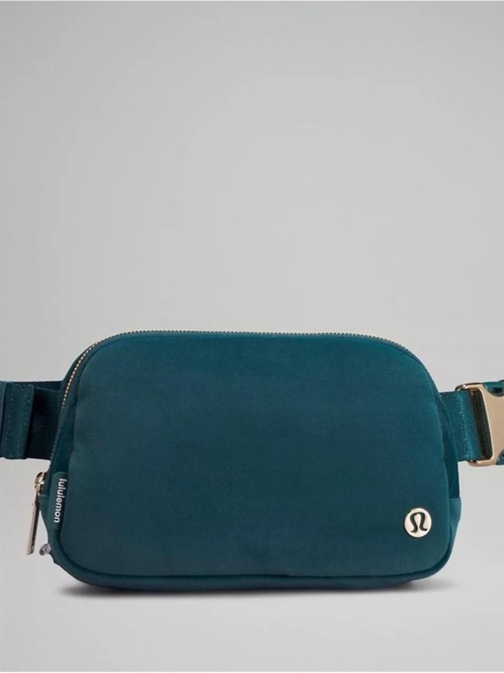 Lululemon velour dark teal 1L belt bag